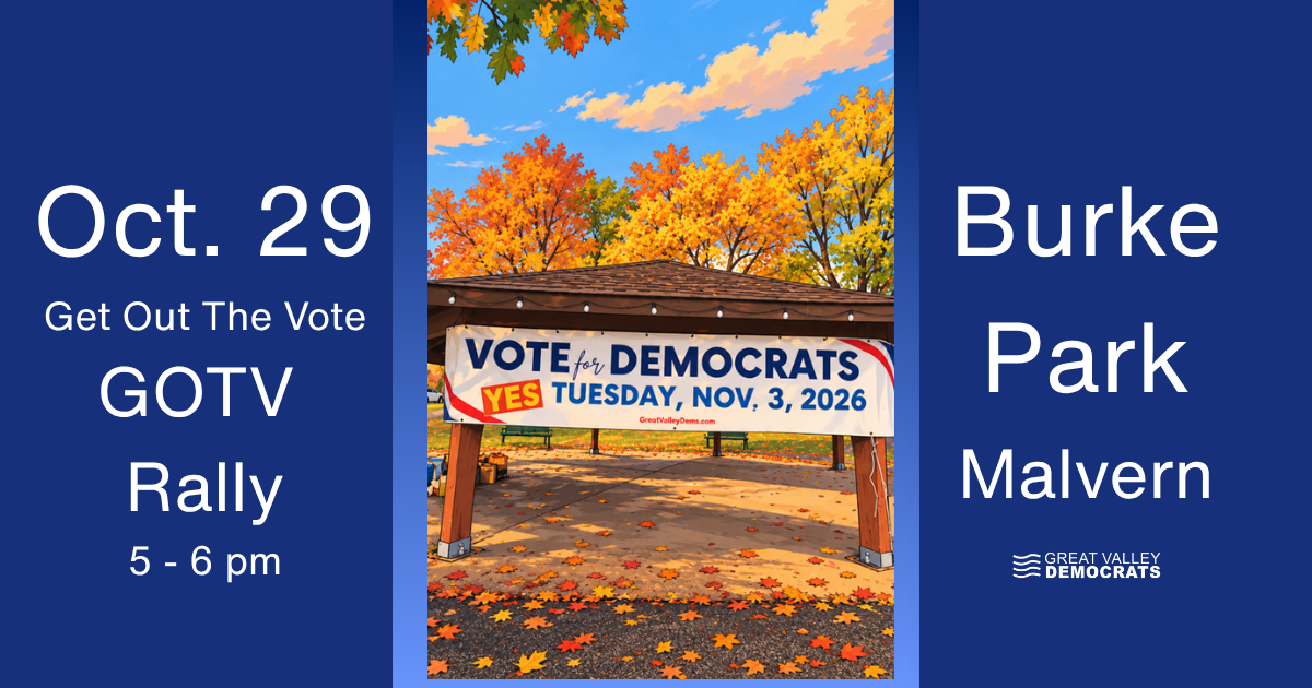 Get Out The Vote Rally October 29 Burke Park